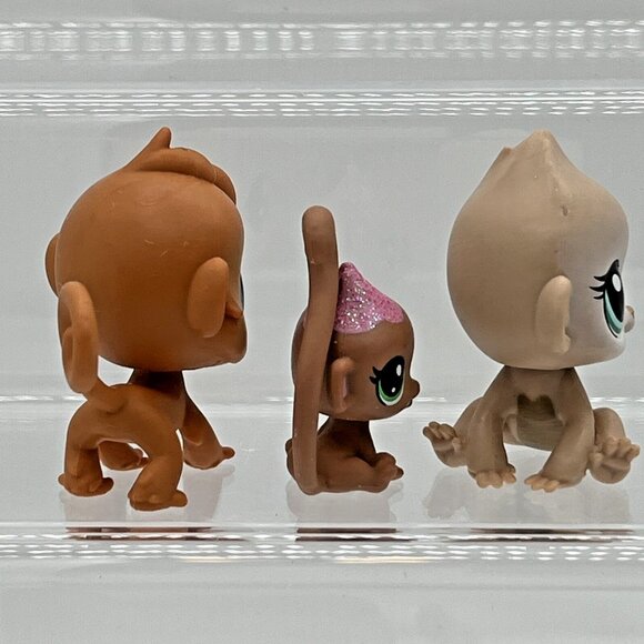 Littlest Pet Shop Birthday Bash Monkeys Family 2016 LPS ( 1-140) (1- 141) 1-142 - Picture 3 of 6